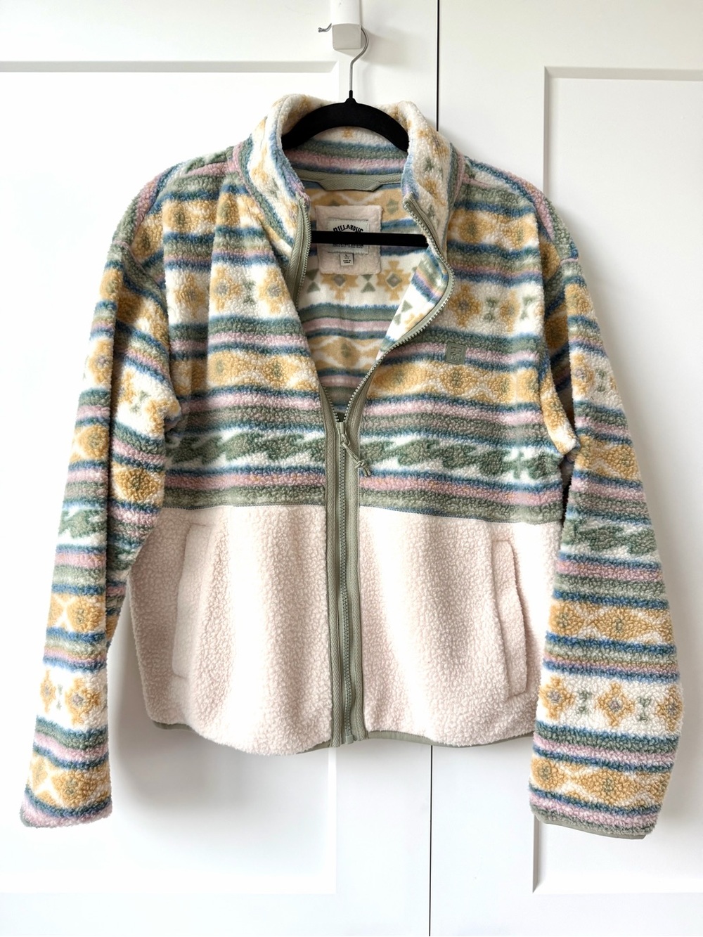 Billabong Rock Jetty sherpa full zip jacket